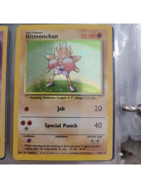 Pokemon Card Hitmonchan Holo